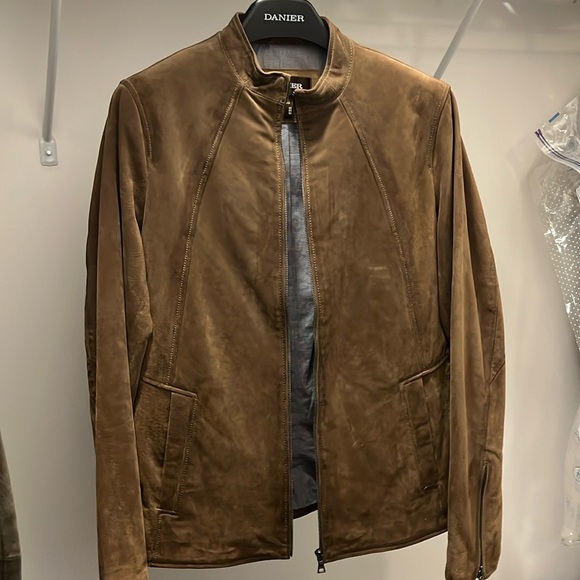 Brown leather jacket - Danier - EUC - Picture 1 of 13